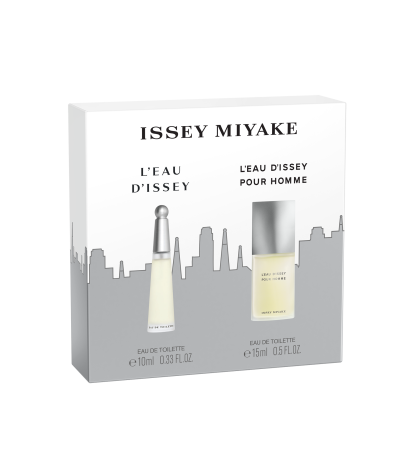 Issey Miyake Issey Eau EDT 10ml+Issey男士香水15ml Duo套装