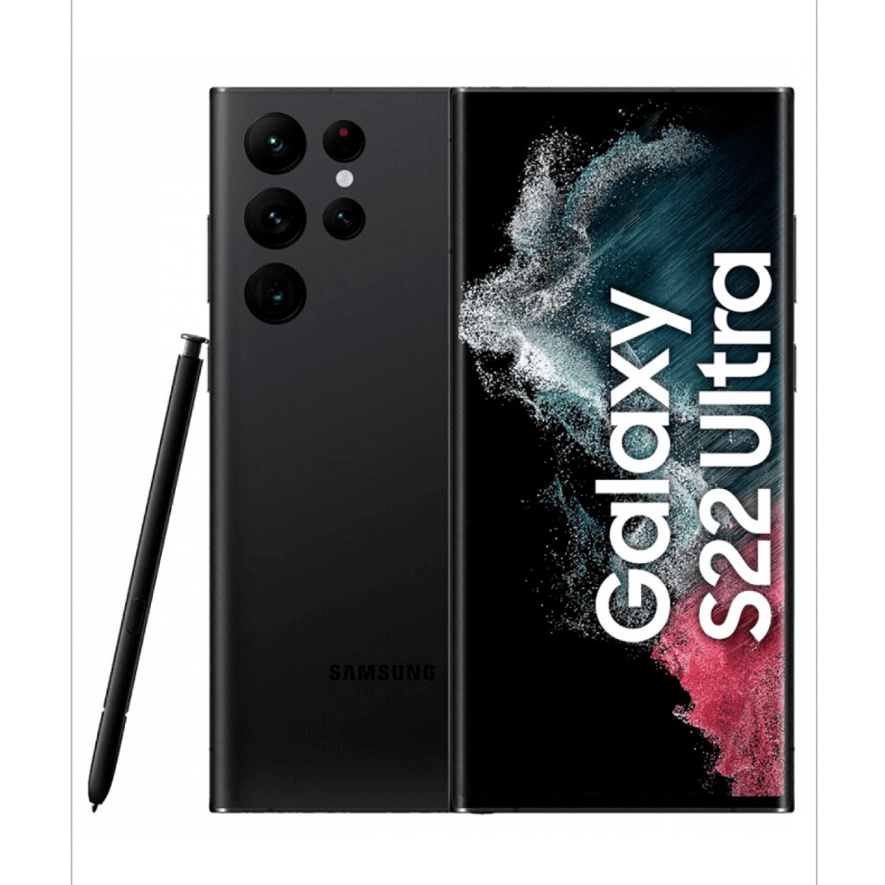 Refurbished (Phantom Black) Samsung Galaxy S22 Ultra 5G Dual SIM | 128GB | 8GB RAM 